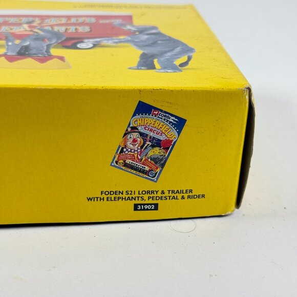 1997 Corgi Classics Chipperfields Circus Elephant Transport Lorry Trailer Set - Picture 7 of 8